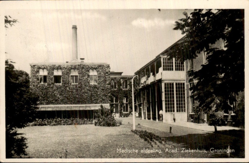 Groningen - Medische afdeeling - Acad. Ziekenhuis, Ophalen of Verzenden, 1920 tot 1940, Gelopen, Groningen