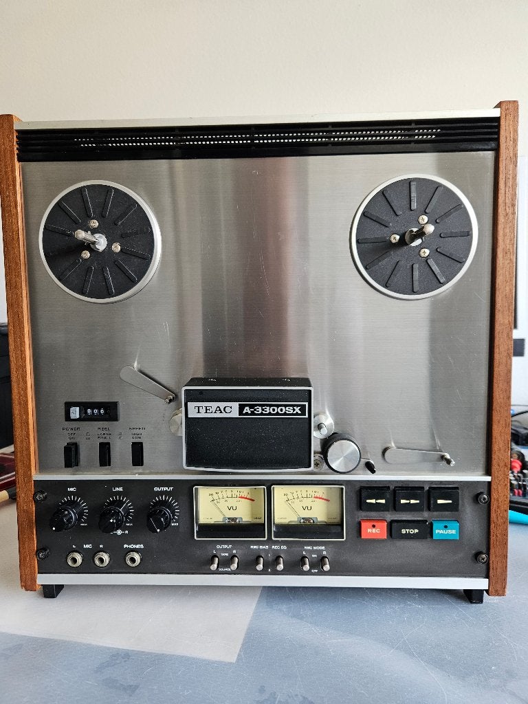Teac A-3300SX 4 Track 26 Cm spoelen recorder, Ophalen, Bandrecorder