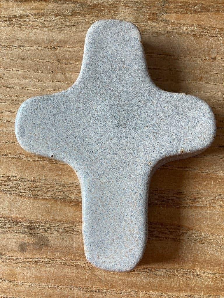 Keramiek aardewerk kruisje crucifix, Antiek en Kunst, Ophalen of Verzenden