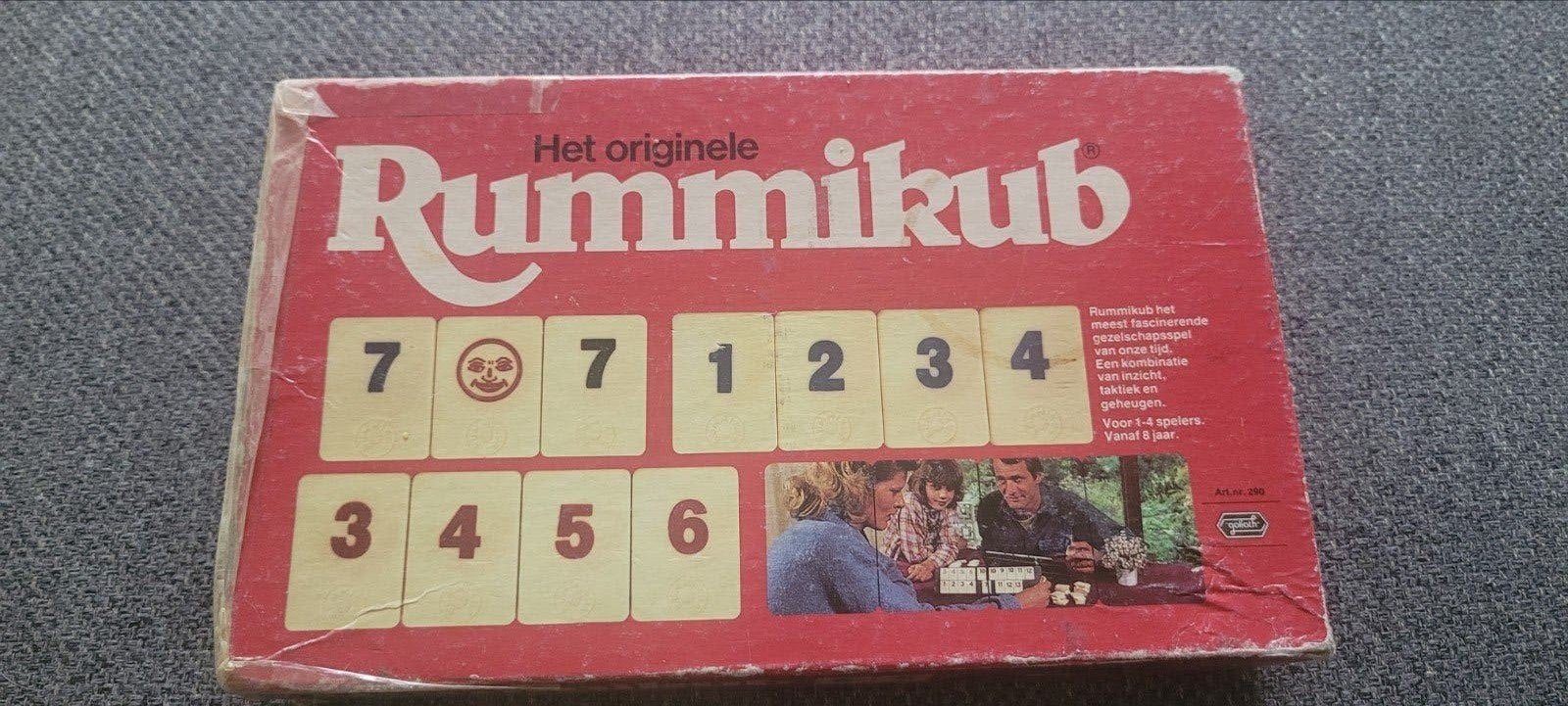 rummikub goliath klein cijfers original, Ophalen of Verzenden, Gebruikt, Goliath