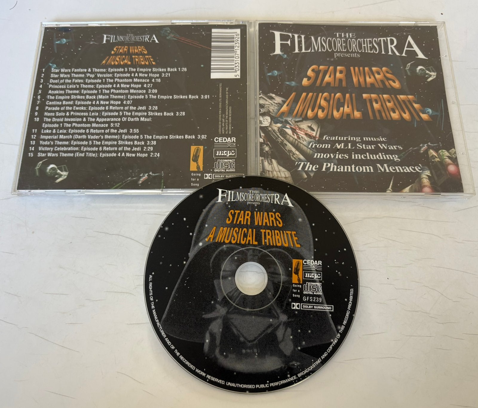 Star wars a musical tribute (Filmscore orchestra), Ophalen of Verzenden, Zo goed als nieuw, Actiefiguurtje