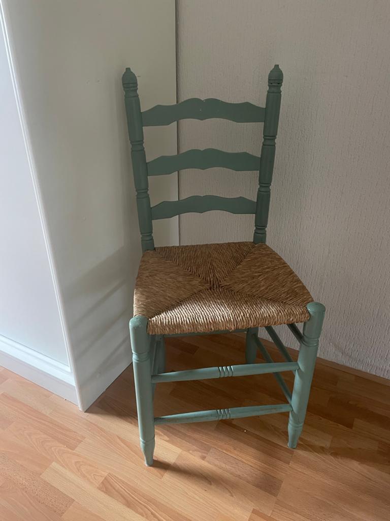 Houten stoel, Huis en Inrichting, Ophalen, Gebruikt, Bruin, Eén