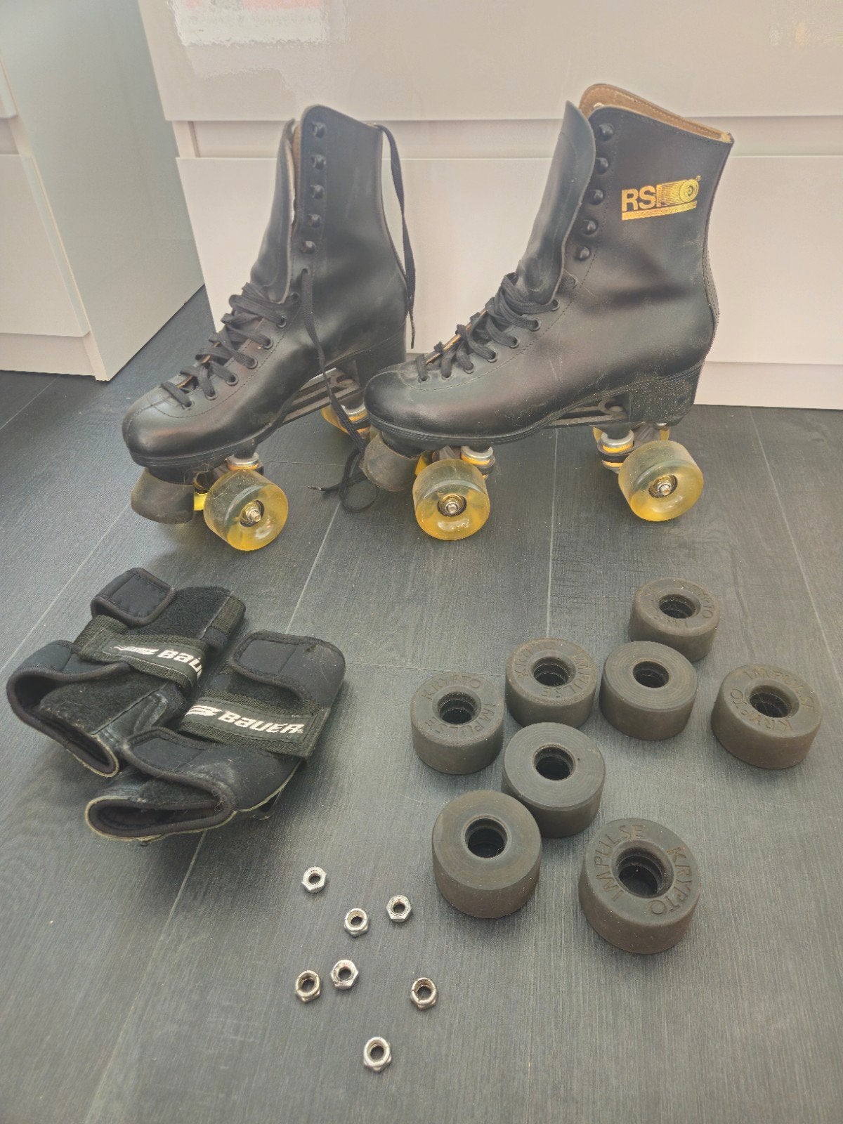 RSI rolschaatsen maat 41 met extra wielen en bescherming, Ophalen, Gebruikt, Overige typen, Overige merken