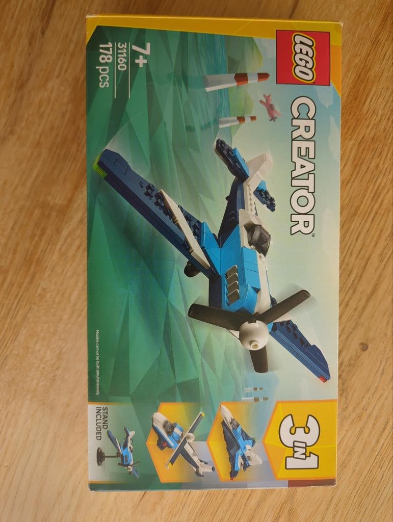 LEGO Creator 31160 Vliegtuig 3-in-1 - Zo goed als nieuw, Lego, Ophalen of Verzenden, Zo goed als nieuw, Creator