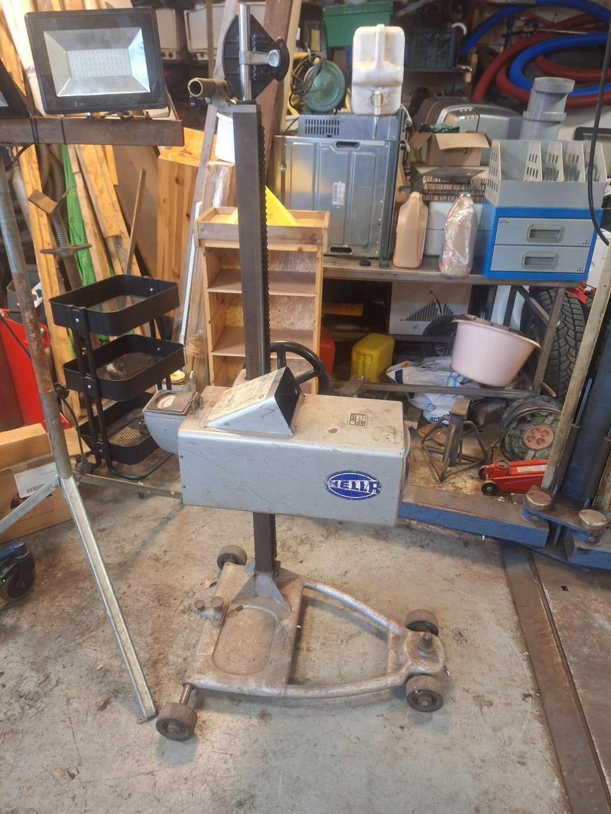 Hella SEG 15 Koplamptester - Vintage Garage Apparatuur, Ophalen, Gebruikt, Universele onderdelen