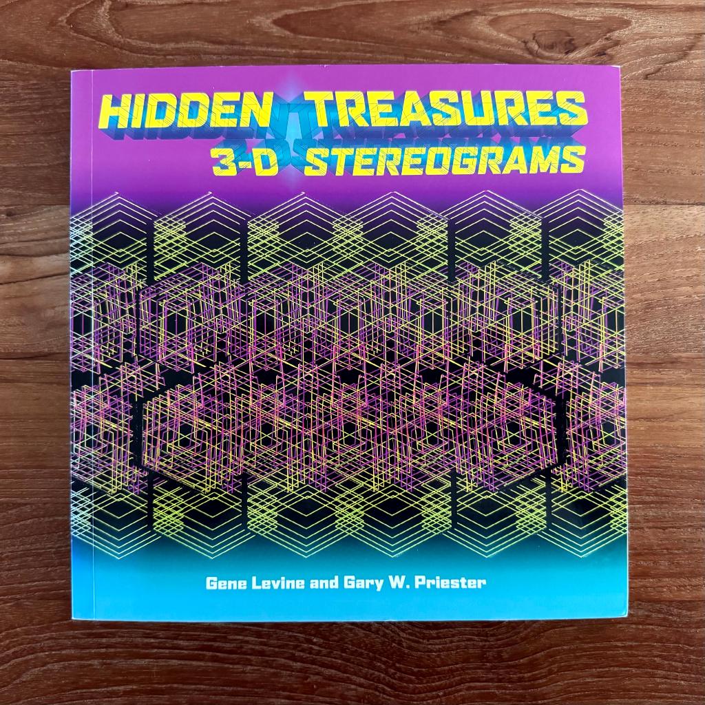 Hidden Treasures: 3-D Stereograms prachtig boek!, Ophalen of Verzenden, Zo goed als nieuw, Gene Levine, Plaatjesalbum