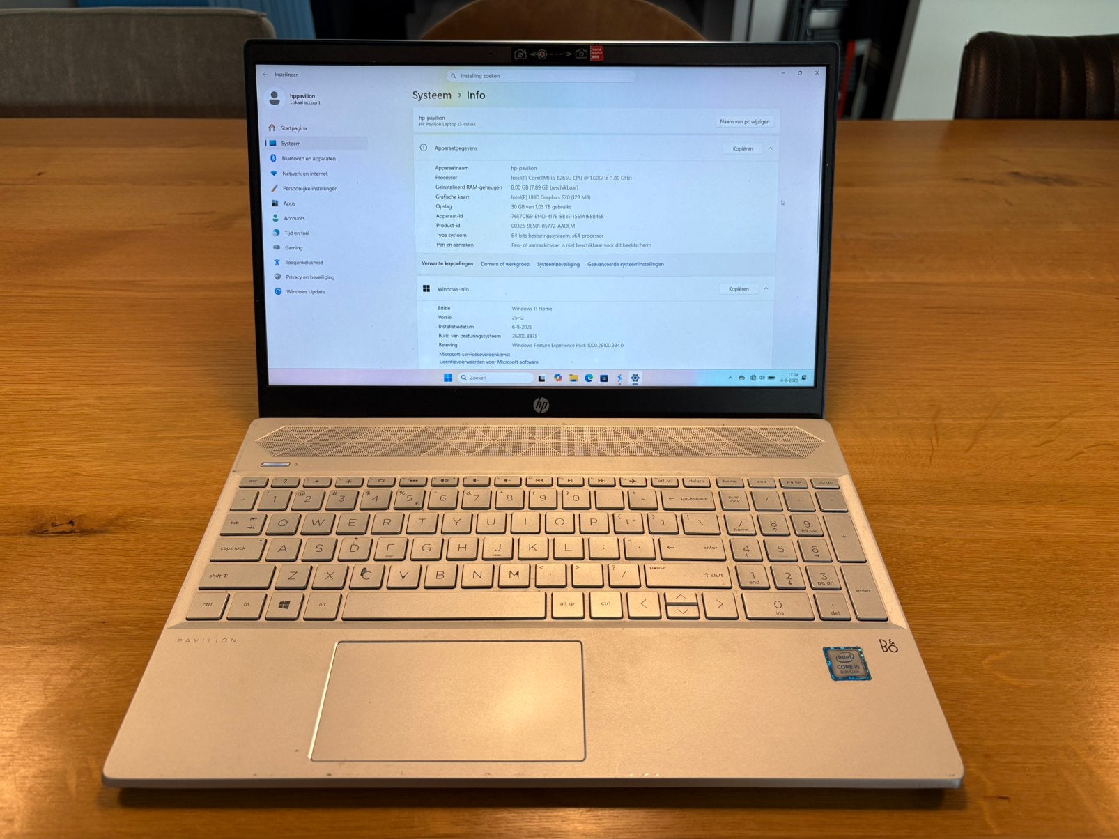 HP Pavilion 15,6” inch Windows 11 Full HD Intel Core i5 1TB, Gebruikt, 8 GB, Minder dan 2 Ghz, Ophalen of Verzenden