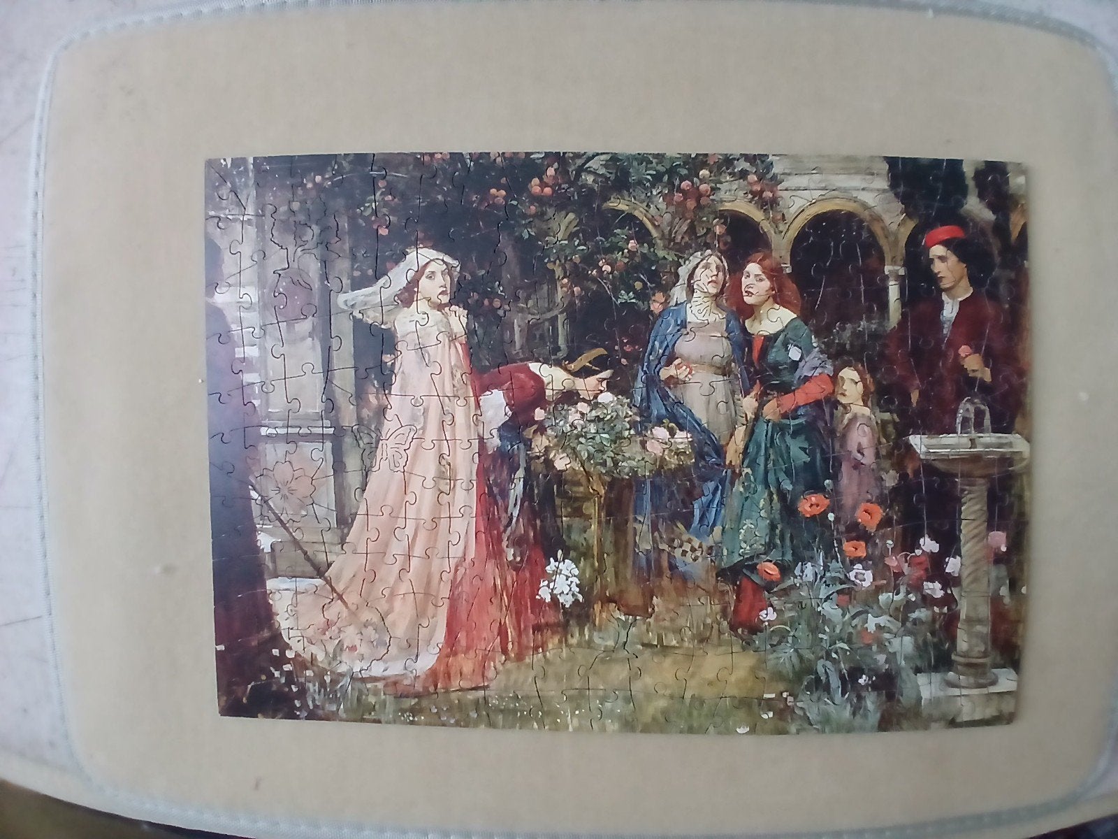 Wentworth Houten Puzzel - The Enchanted Garden 250 stukjes, Ophalen of Verzenden, Minder dan 500 stukjes, Zo goed als nieuw, Legpuzzel