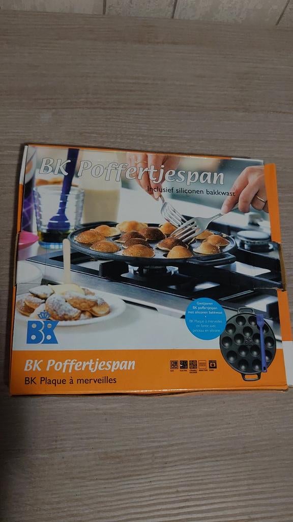 Gietijzeren poffertjes pan, Ophalen, Gebruikt