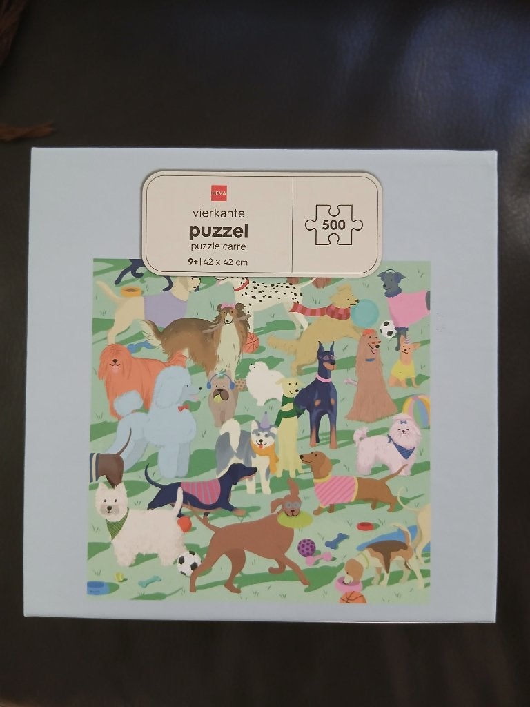 Puzzel hondenpark, Ophalen, 500 t/m 1500 stukjes, Gebruikt, Legpuzzel