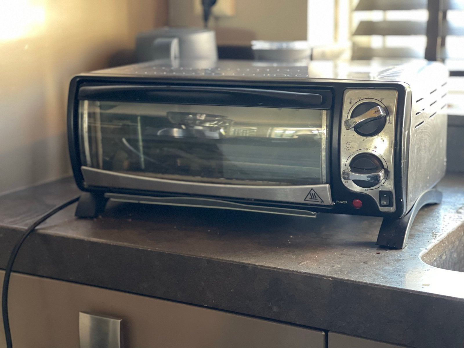Compacte oven met baktrays en rooster - ideaal voor camping, Minder dan 45 cm, Ophalen of Verzenden, Mini-oven, Gebruikt