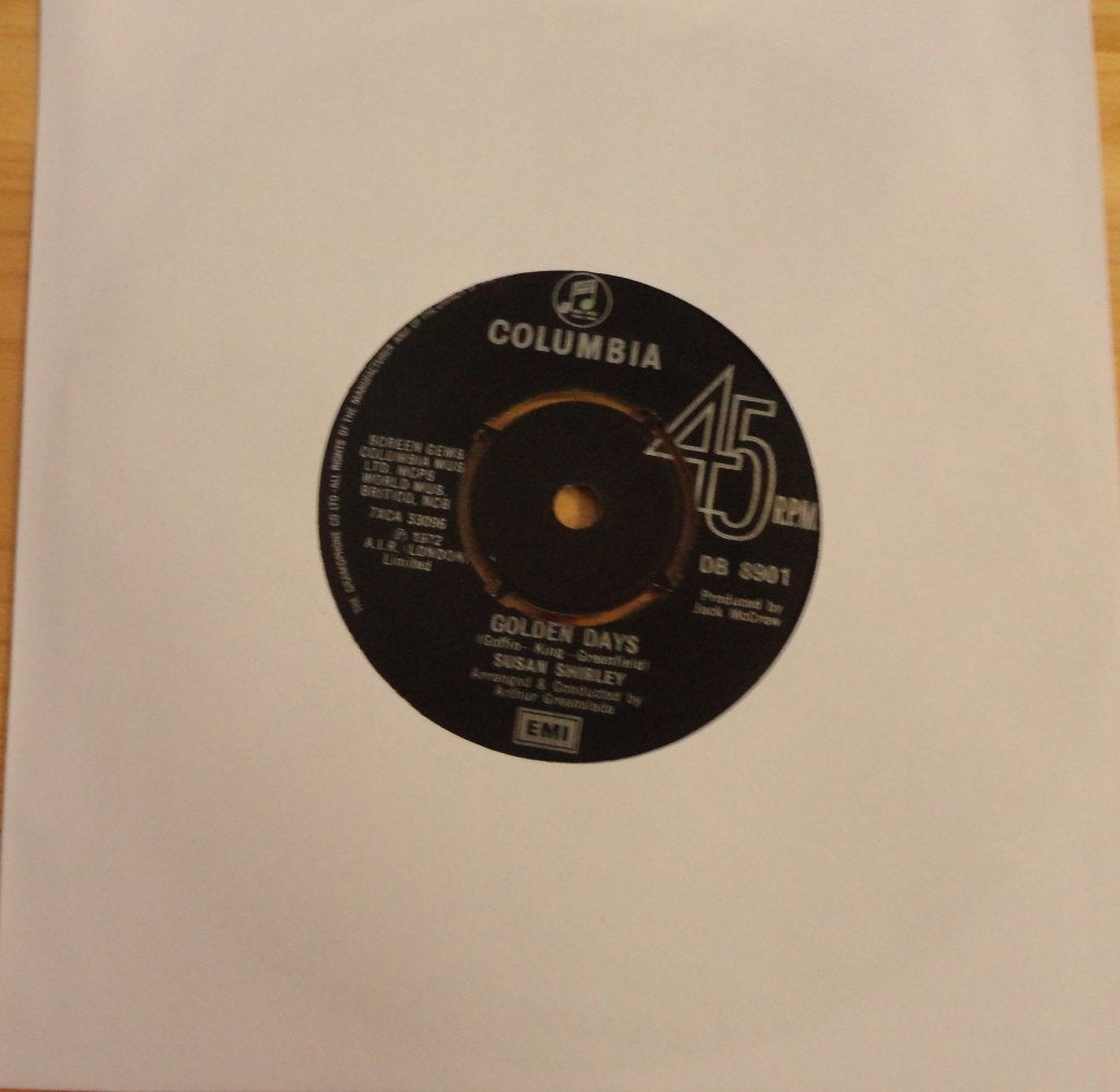 Susan Shirley > Golden days, Cd's en Dvd's, Vinyl Singles, Gebruikt, 7 inch, Single, Ophalen of Verzenden