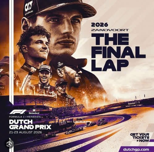 2 tickets ️ FORMULE 1 DUTCH GRAND PRIX 2026 – ZANDVOORT, Twee personen, Augustus