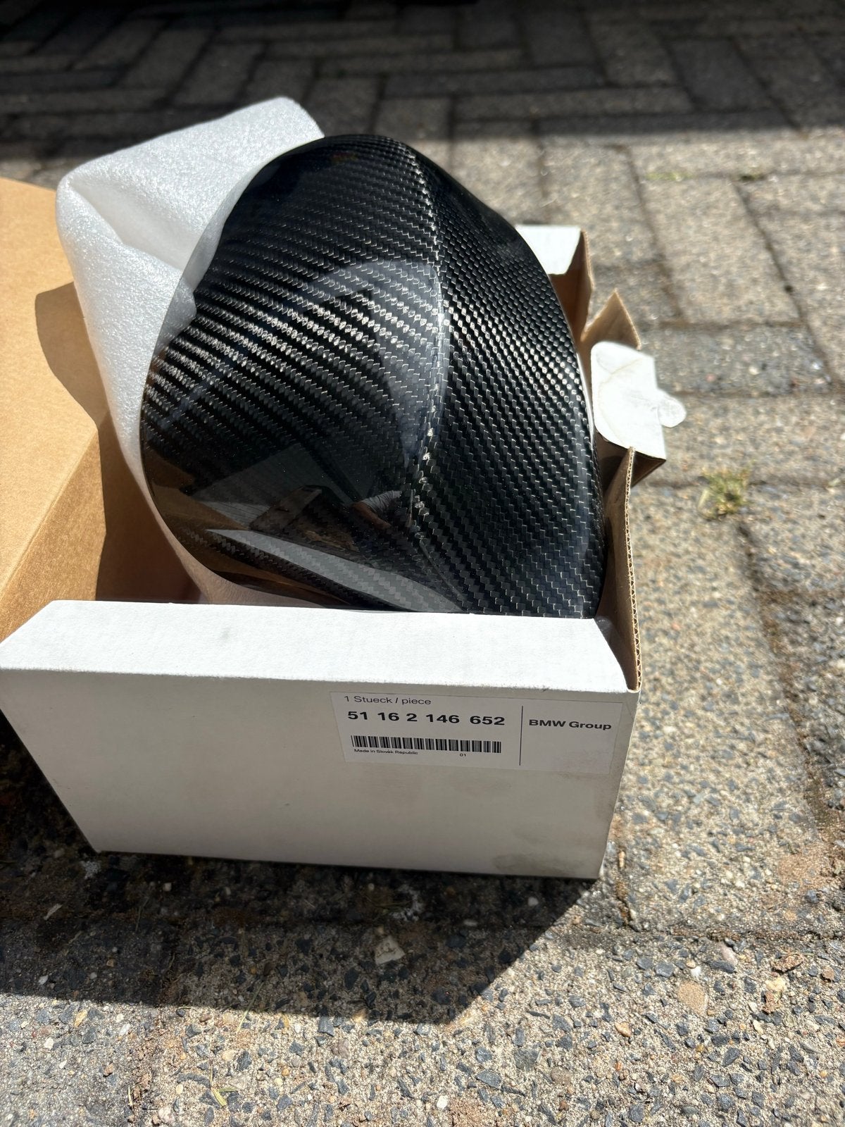 OEM Carbon Spiegelkappen voor BMW E9x LCI (Nieuw), Ophalen of Verzenden, Gebruikt, BMW