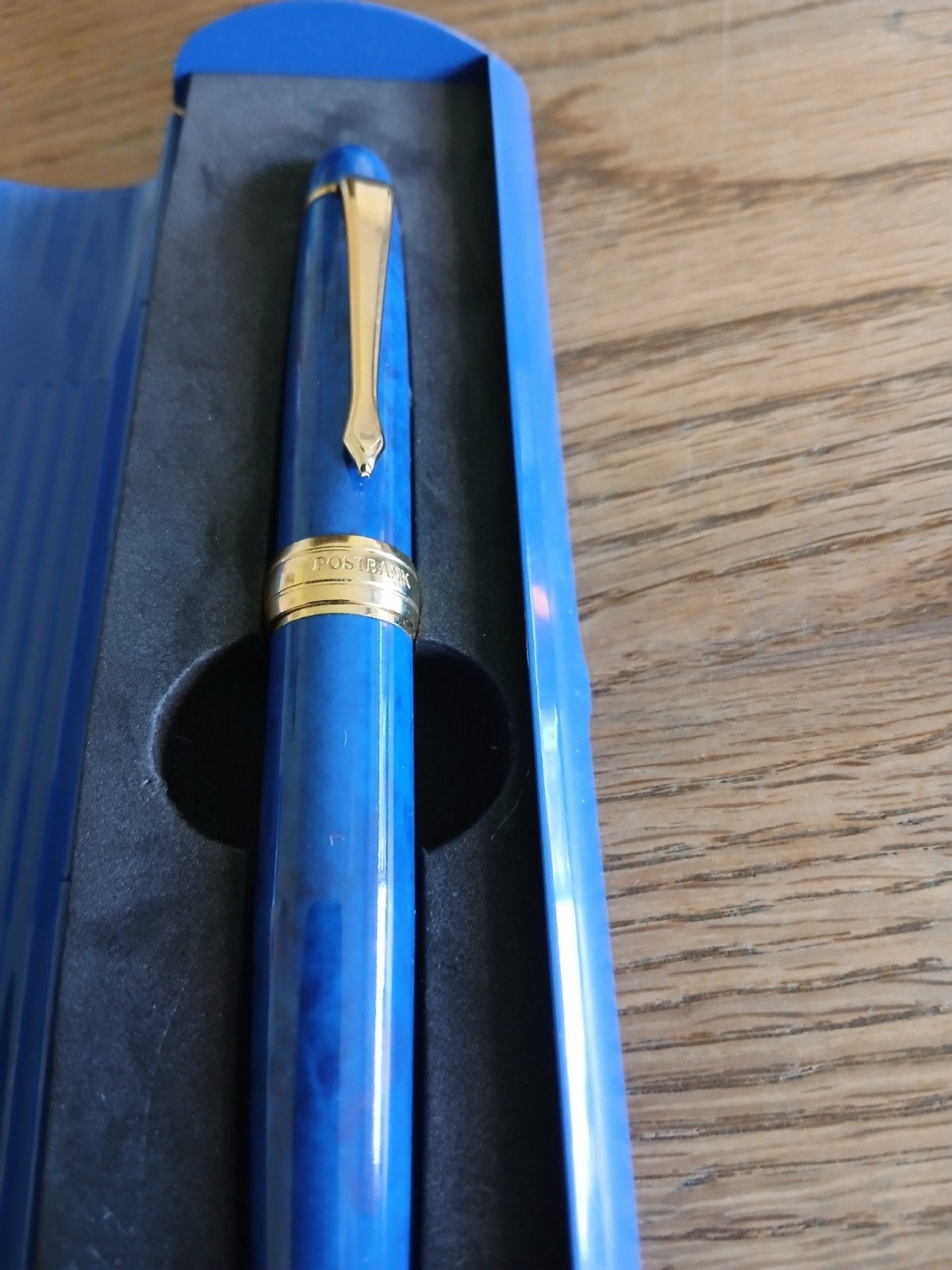 Vulpen van de Postbank  met etui, Ophalen of Verzenden, Vulpen, Overige merken
