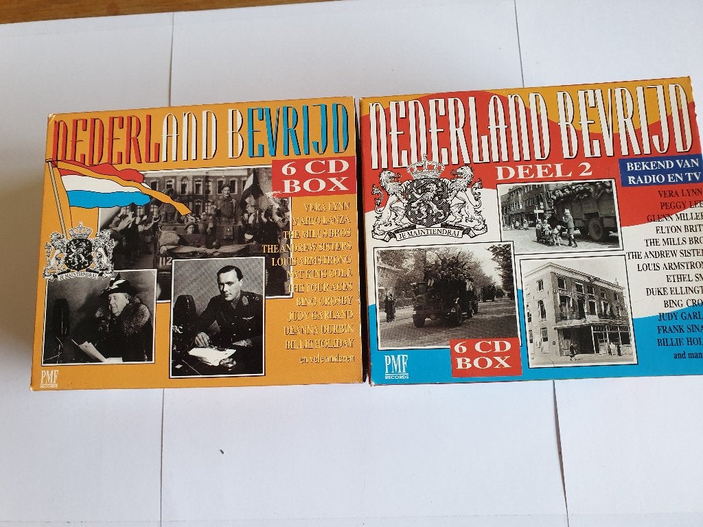 5219 12 cd box nederland bevrijd, Cd's en Dvd's, Verzenden, Zo goed als nieuw