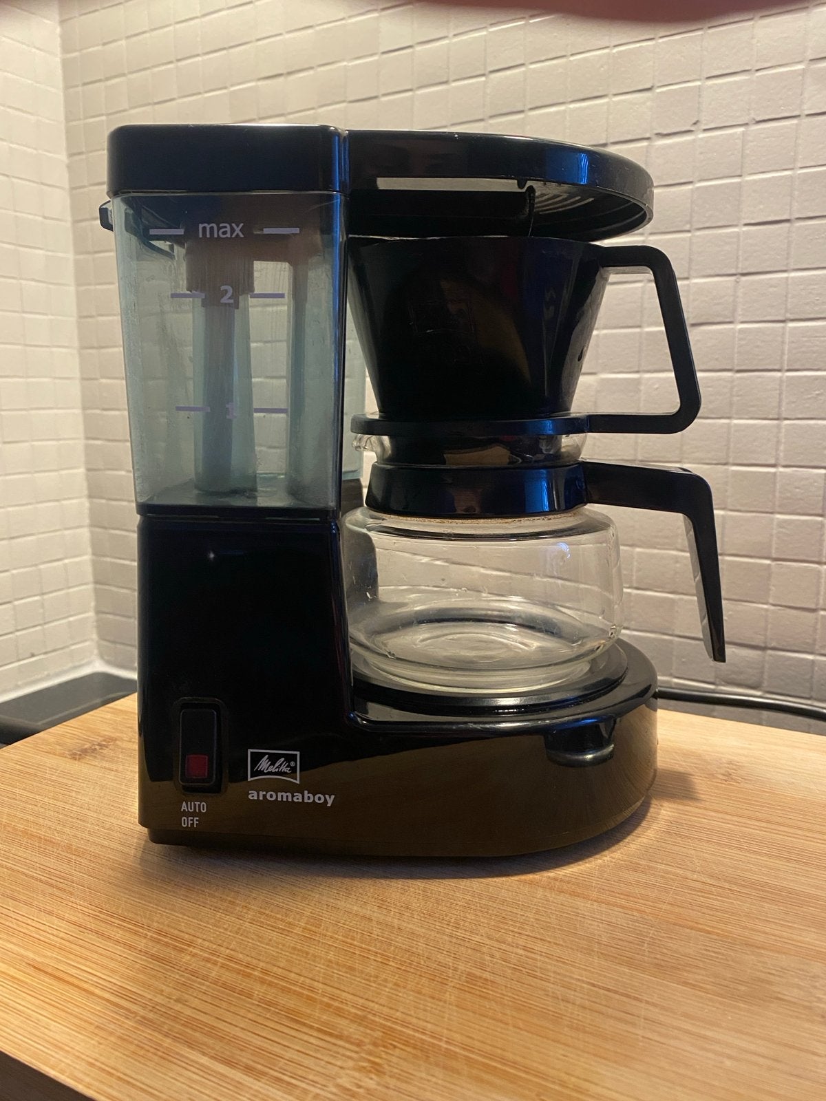 Melitta Aromaboy koffiezetapparaat, Gebruikt, Koffiemachine, Gemalen koffie, Ophalen of Verzenden