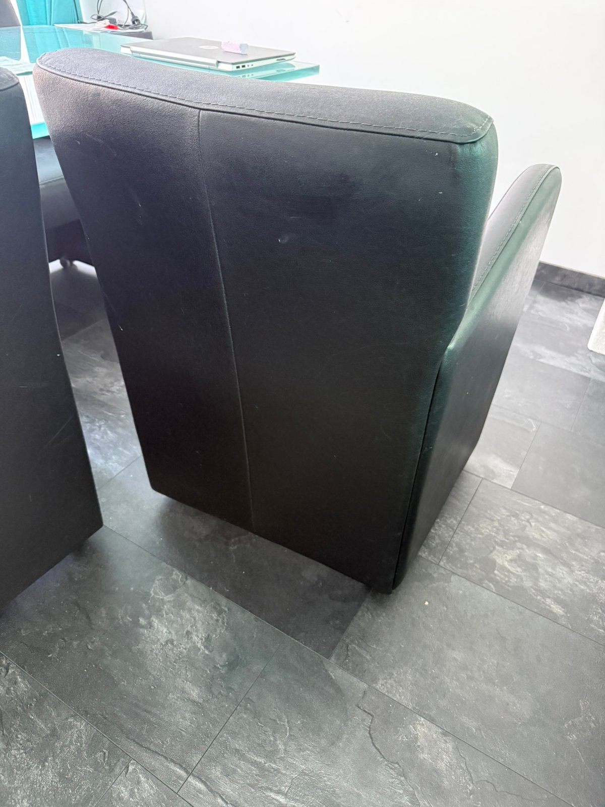 Eettafel met eetstoelen, Huis en Inrichting, Ophalen, Gebruikt, 200 cm of meer, 50 tot 100 cm