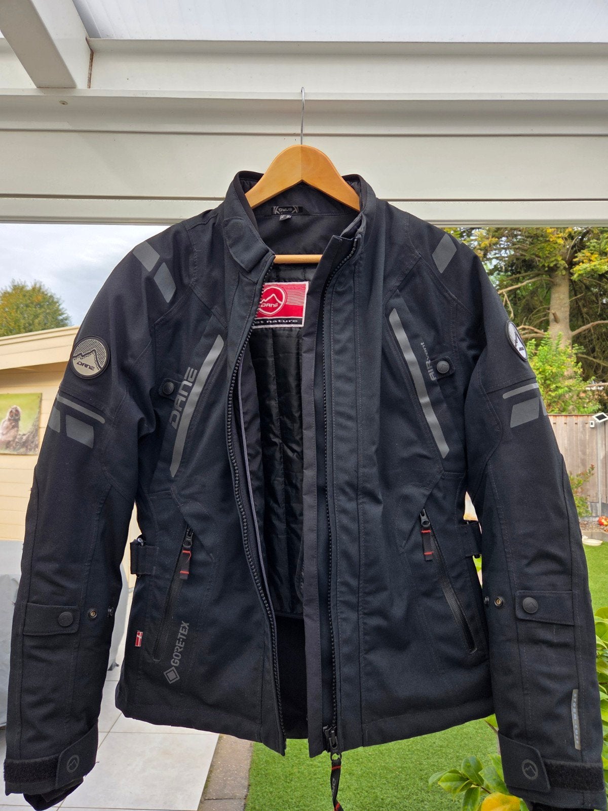 DANE Gore-Tex Motorjas Dames Maat 42 Zwart, Jas | textiel, Dames, Tweedehands, DANE