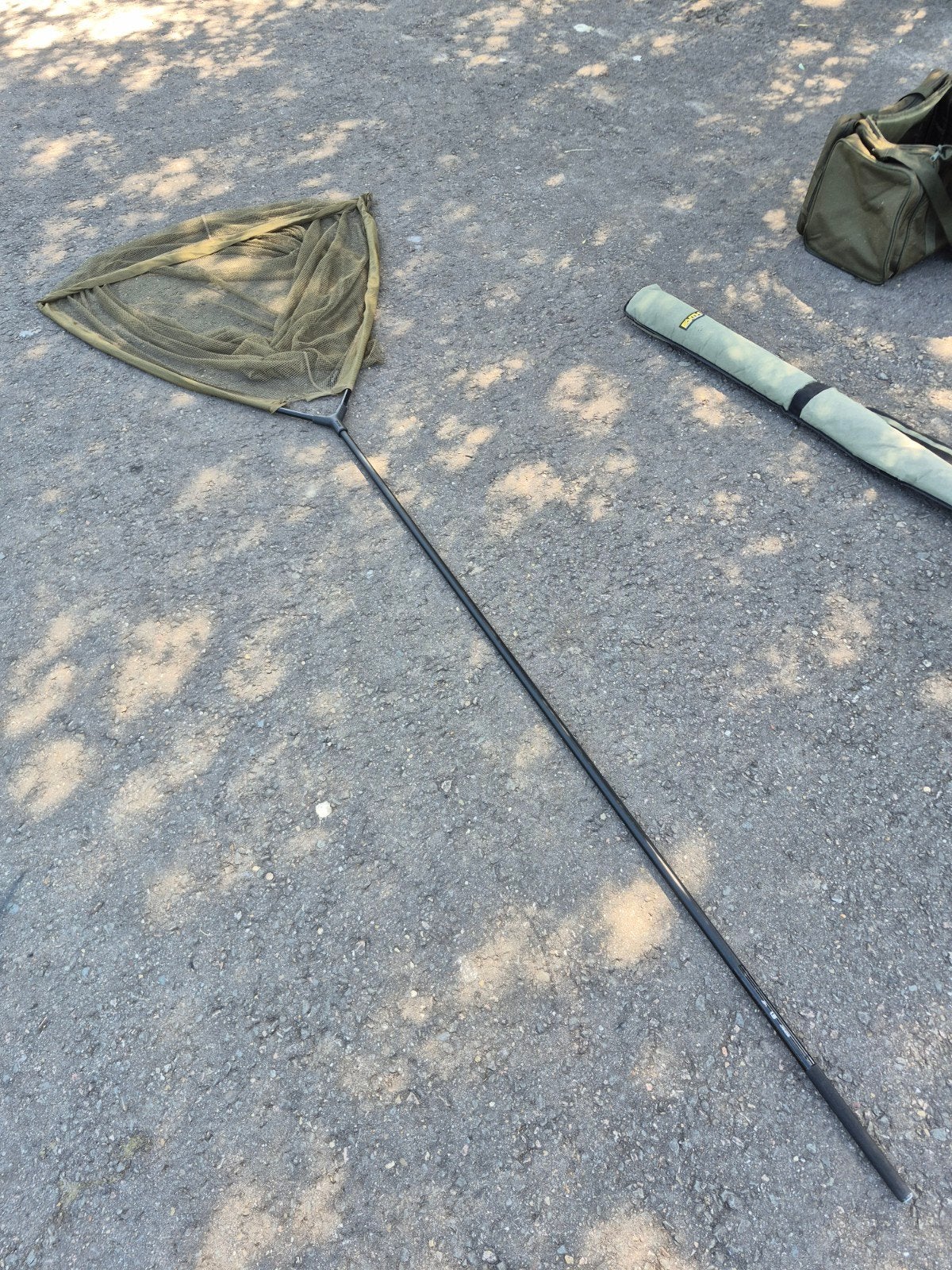 Sonik Herox Karper landingsnet (182cm), Watersport en Boten, Hengelsport | Karpervissen, Ophalen of Verzenden, Gebruikt, Net of Fuik