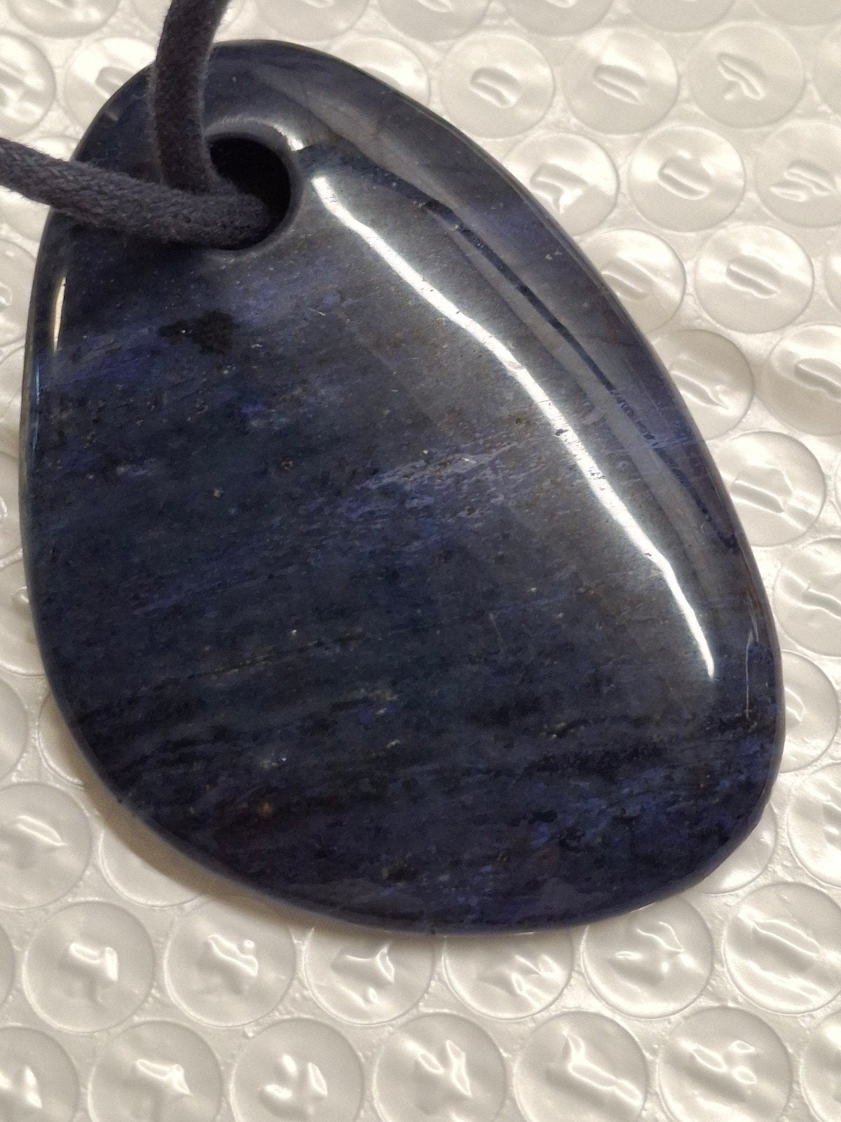 Halssnoer met halfedelsteen, Ophalen, Zilver, Overige materialen