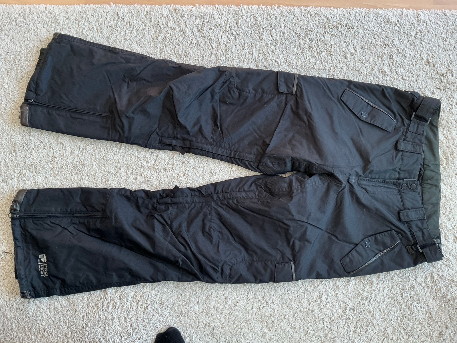 Zwarte ski-/snowboardbroek - Maat S, Ophalen of Verzenden, Gedragen, Maat 38/40 (M), Broek