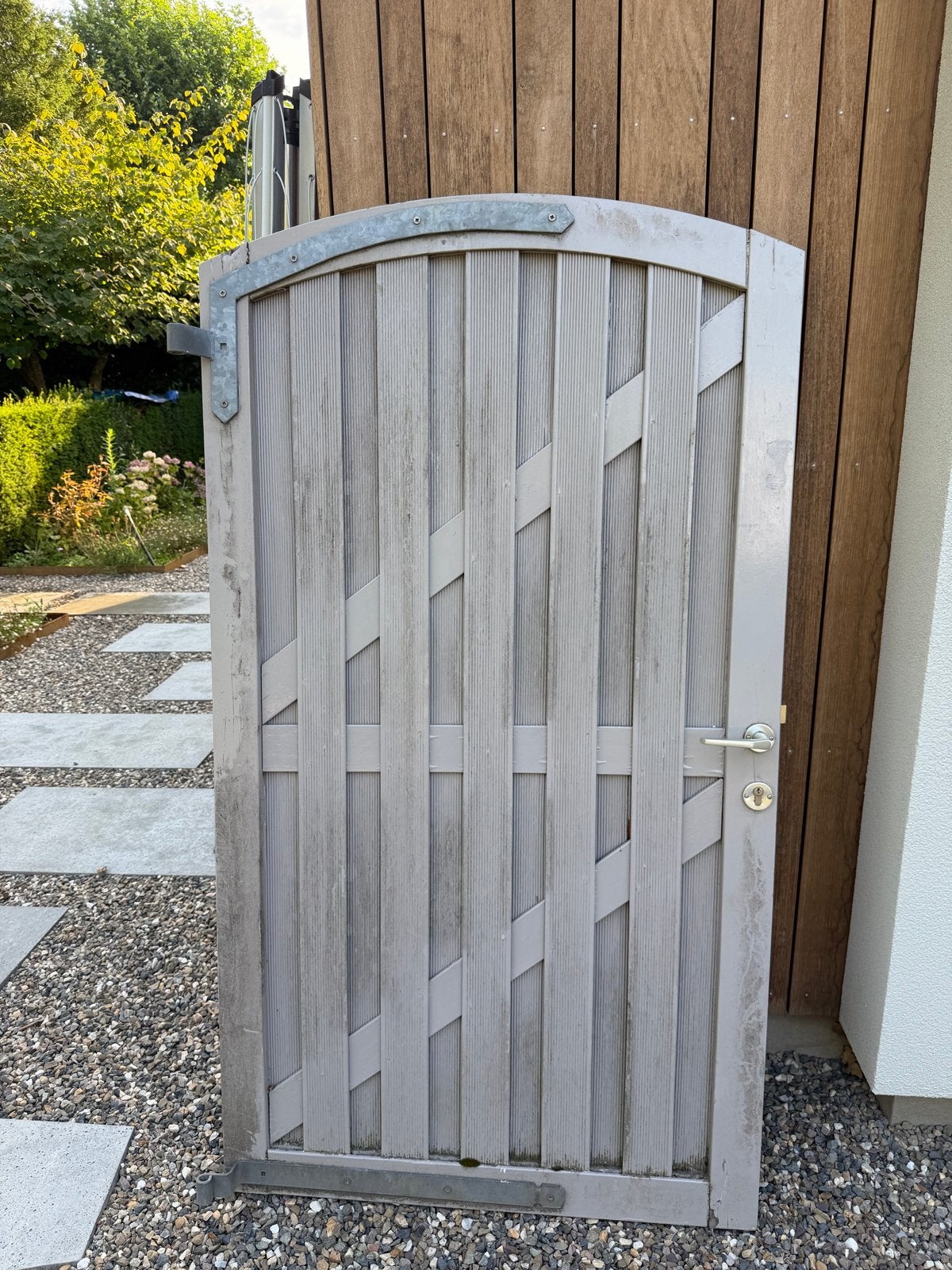 Houten Tuinpoort 100x180 cm, Ophalen, Gebruikt, 100 tot 150 cm, Looppoort