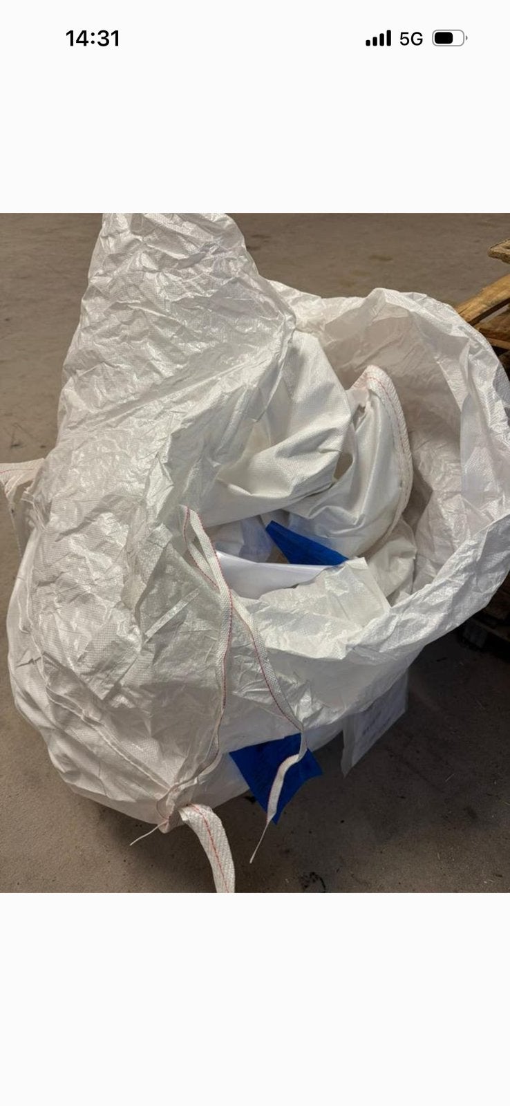 Bigbag, Ophalen, Gebruikt