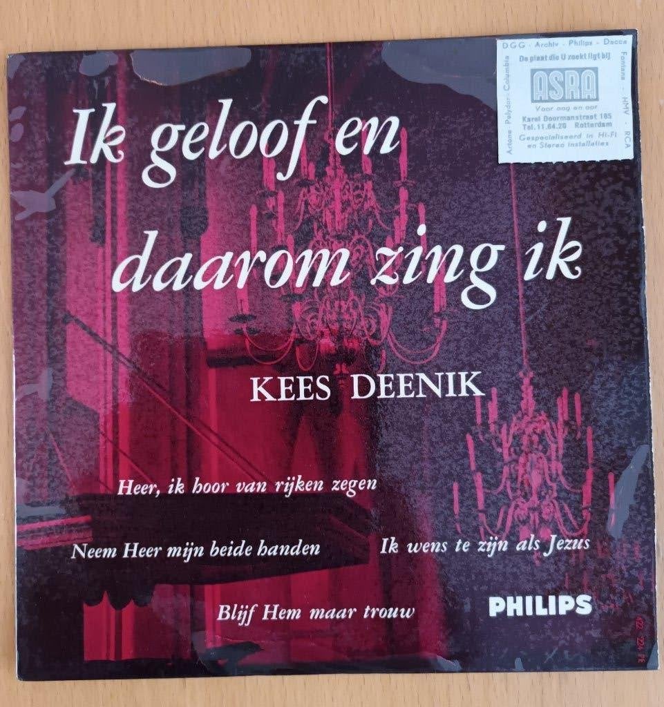 Kees Deenik  (EP Philips 422 224), 7 inch, Zo goed als nieuw, Levenslied of Smartlap, 1960 - 1969