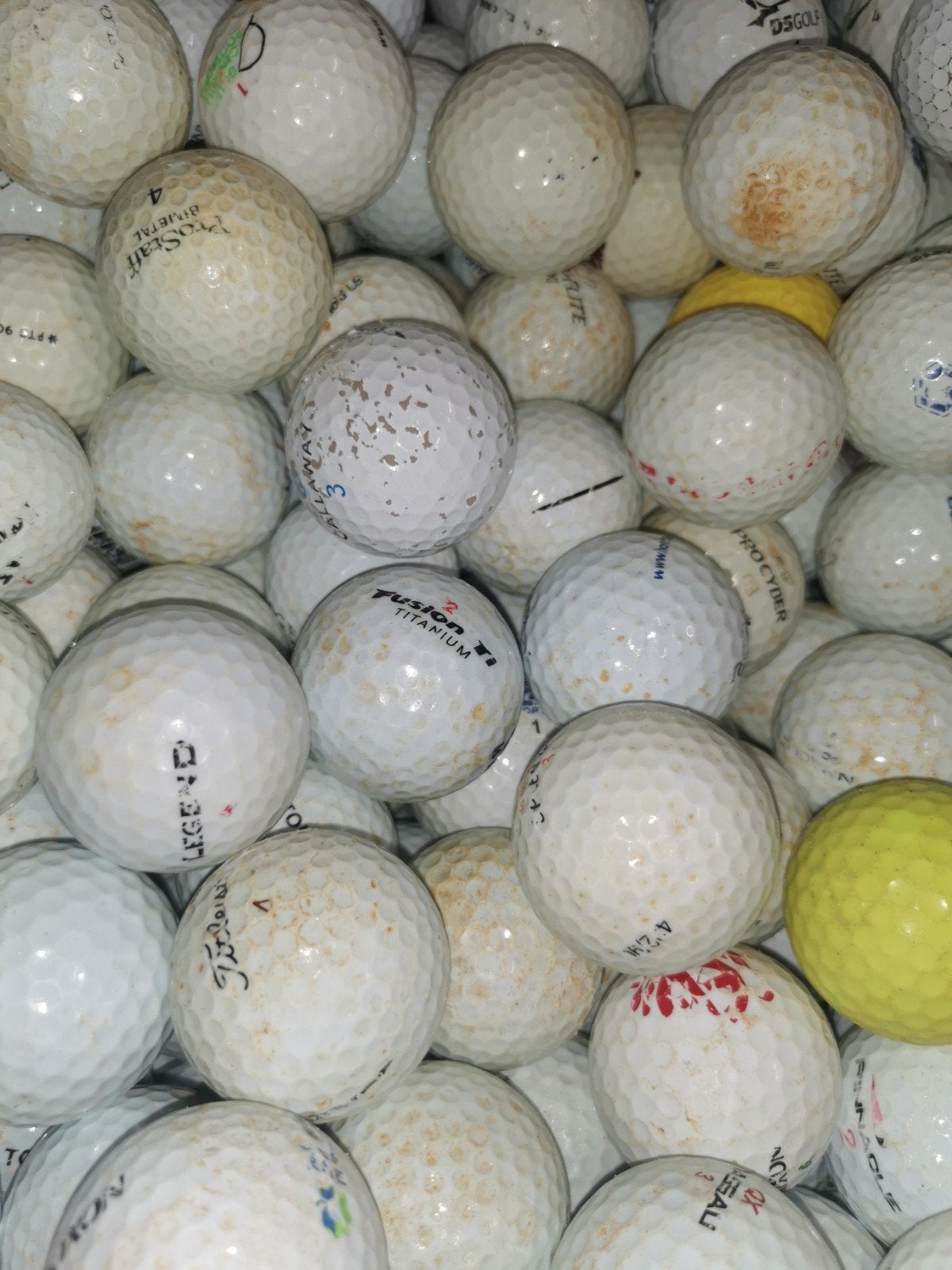 gebruikte golfballen mix 200 stuks omega deal, Ophalen of Verzenden, Bal(len)