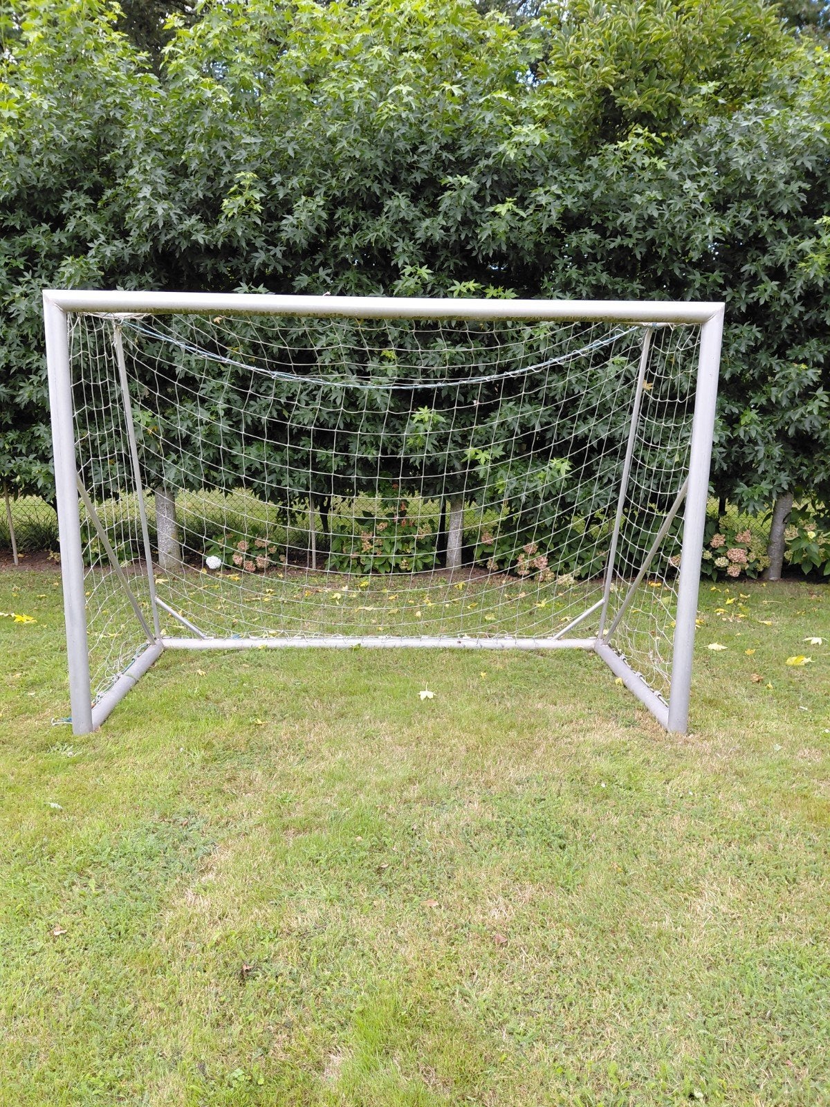 aluminium voetbal goal met vangnet, Ophalen, Gebruikt, Overige sporten, Overige typen