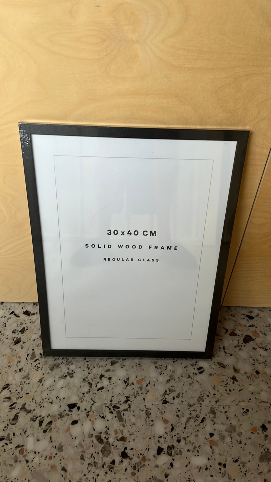 Nieuwe Houten Fotolijst 30x40 cm - Zwart, Ophalen of Verzenden, Nieuw, Hout