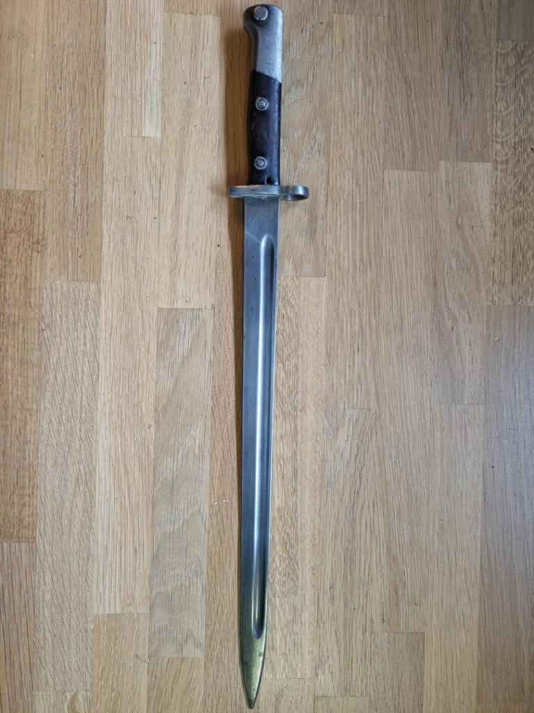 M1924 export bajonet, Verzamelen, Militaria | Algemeen, Ophalen of Verzenden, Landmacht, Overige gebieden, Mes of Dolk