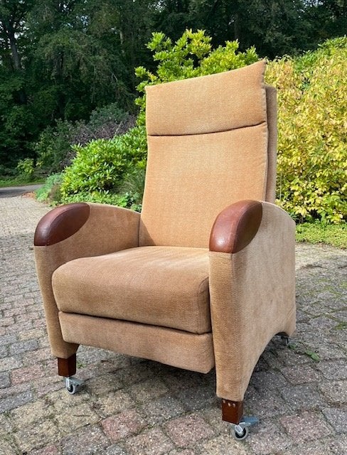 verrijdbare relaxfauteuil, relax stoel, Ophalen, Gebruikt, Stof, Eén