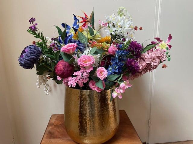 Kunstbloemboeketten kunstbloemen vaas budget boeket bloemen, Binnen, 3811JM, Info@rodebeagle.nl, Rode Beagle kunstbloemen