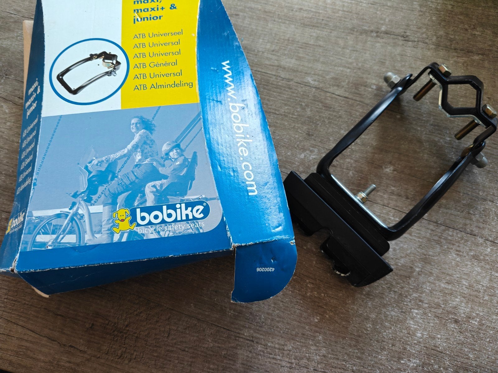 Bobike ATB universele montagebeugel – Maxi / Maxi+ / Junior, Fietsen en Brommers, Ophalen of Verzenden, Zo goed als nieuw, Achterzitje