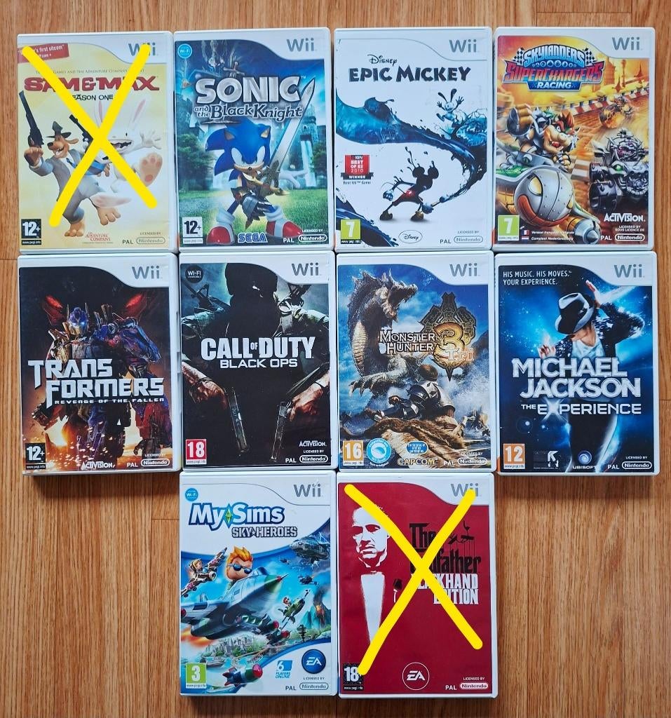 8 Games | Nintendo Wii, Avontuur en Actie, Ophalen of Verzenden, Zo goed als nieuw, 3 spelers of meer