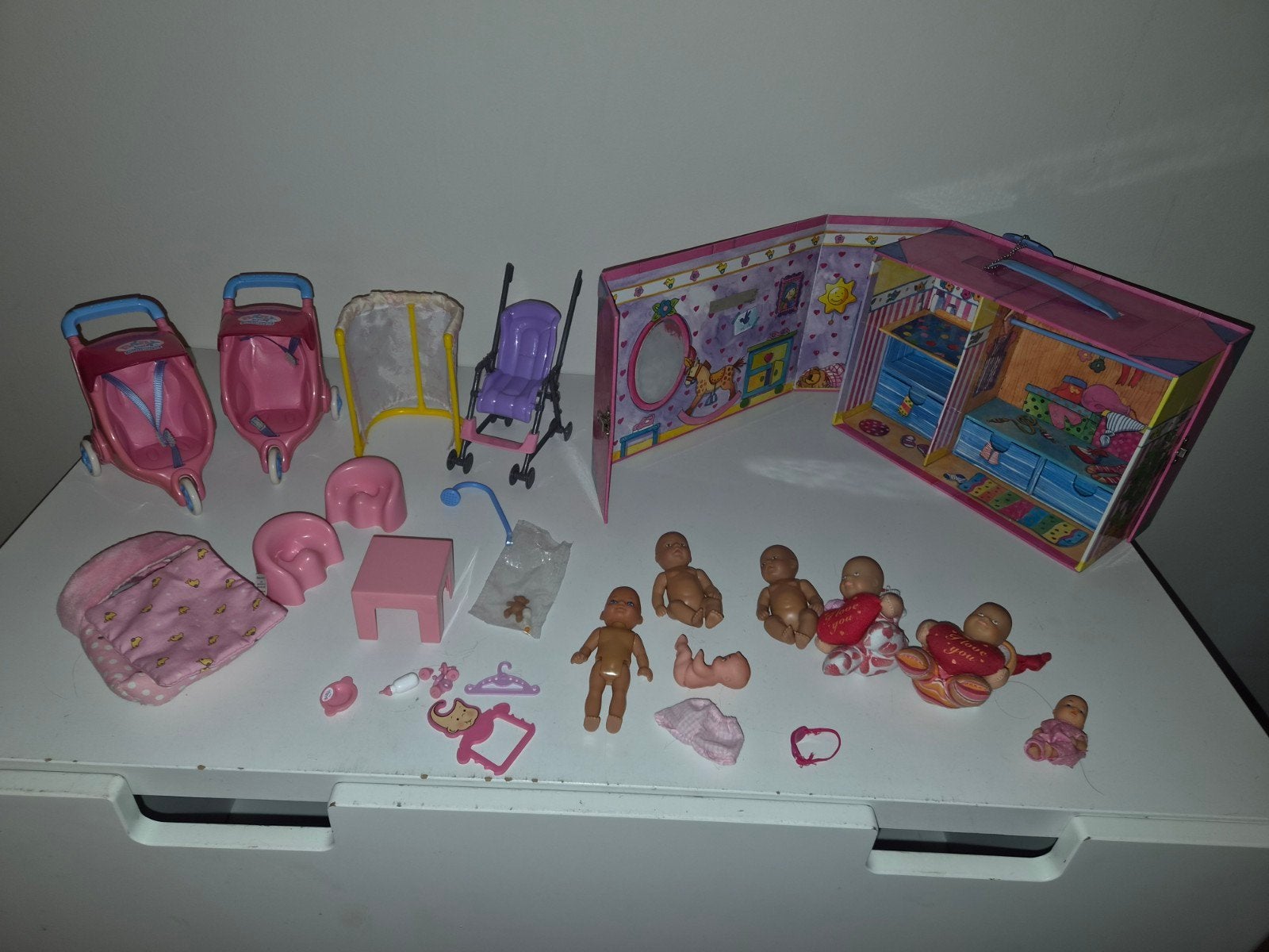 Mini Baby Born set met koffer en accessoires, Ophalen of Verzenden
