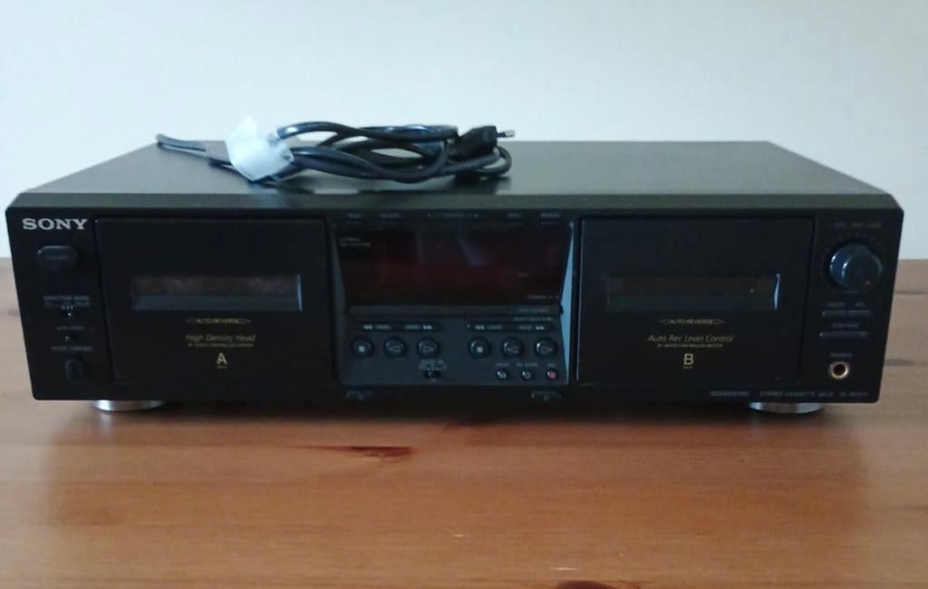 Sony Stereo Dubbel TC-WE 475, Audio, Tv en Foto, Cassettedecks, Ophalen of Verzenden, Dubbel, Sony, Tiptoetsen