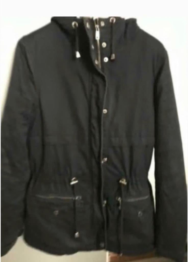 Winterjas donkerblauw in maat S, Ophalen, Blauw, Clockhouse, Maat 36 (S)