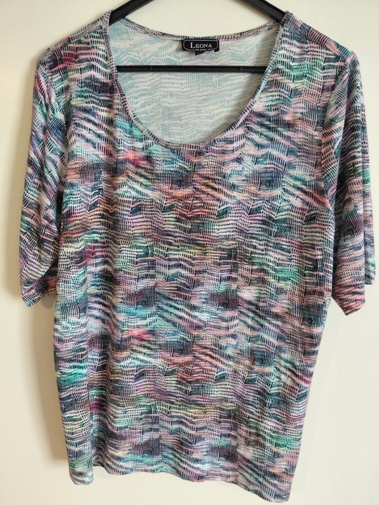 Top XL Leona mix kleur, Overige kleuren, Maat 46/48 (XL) of groter, Ophalen of Verzenden, Zo goed als nieuw