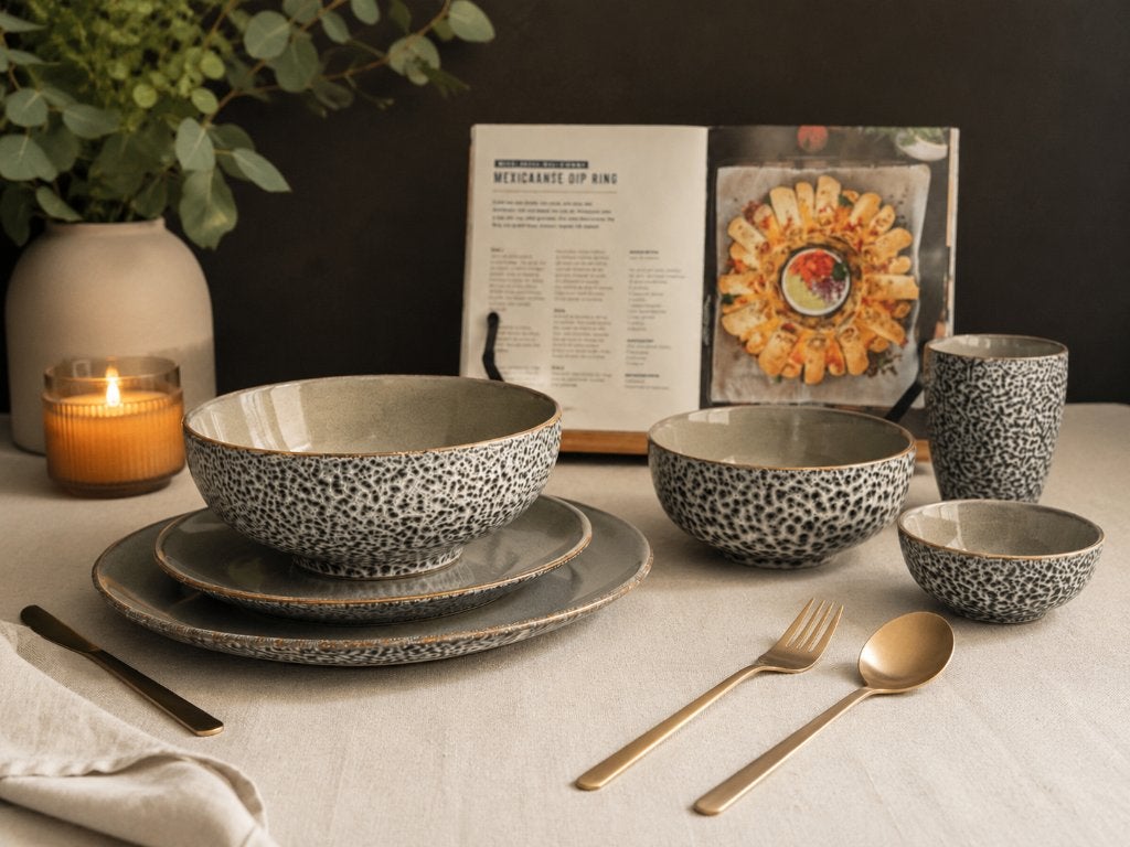 servies set herman den blijker, Huis en Inrichting, Keuken | Servies, Ophalen, Zo goed als nieuw, Porselein, Overige stijlen