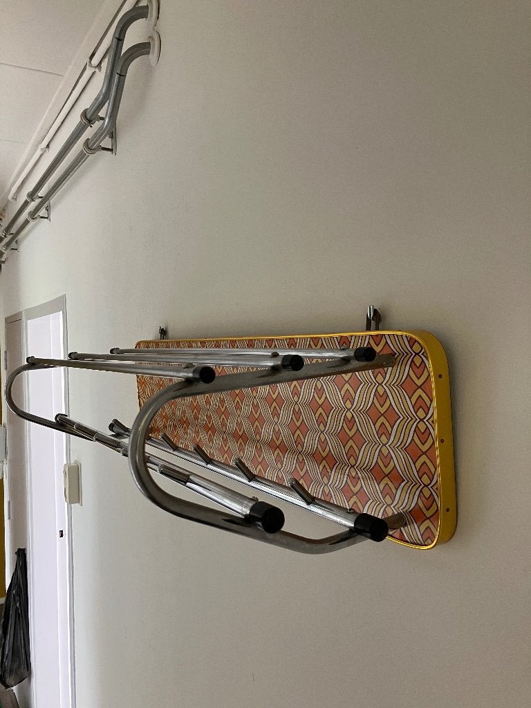 Vintage jaren 70 design wandkapstok / garderobe, Gebruikt, Minder dan 100 cm, Hout, Ophalen