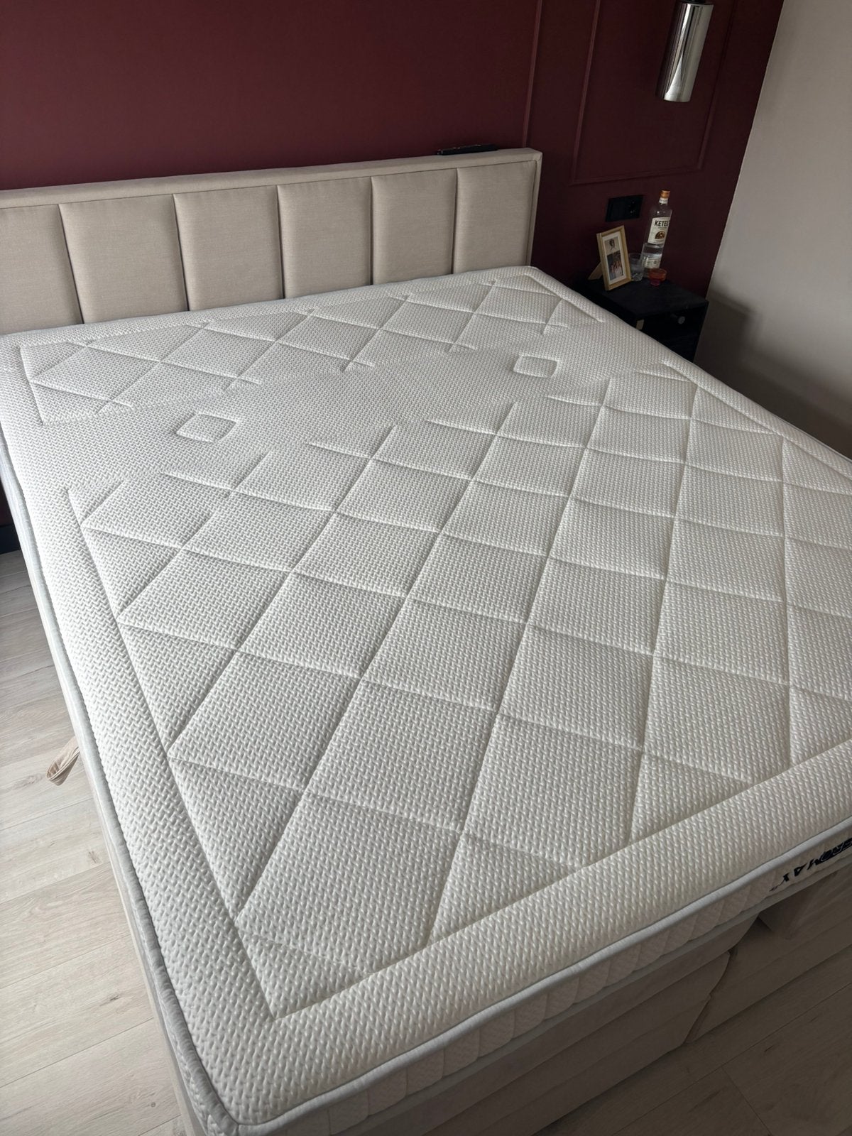 Swiss sense Aeromax comfort 1 topmatras, Ophalen, 210 cm, Tweepersoons, Zo goed als nieuw