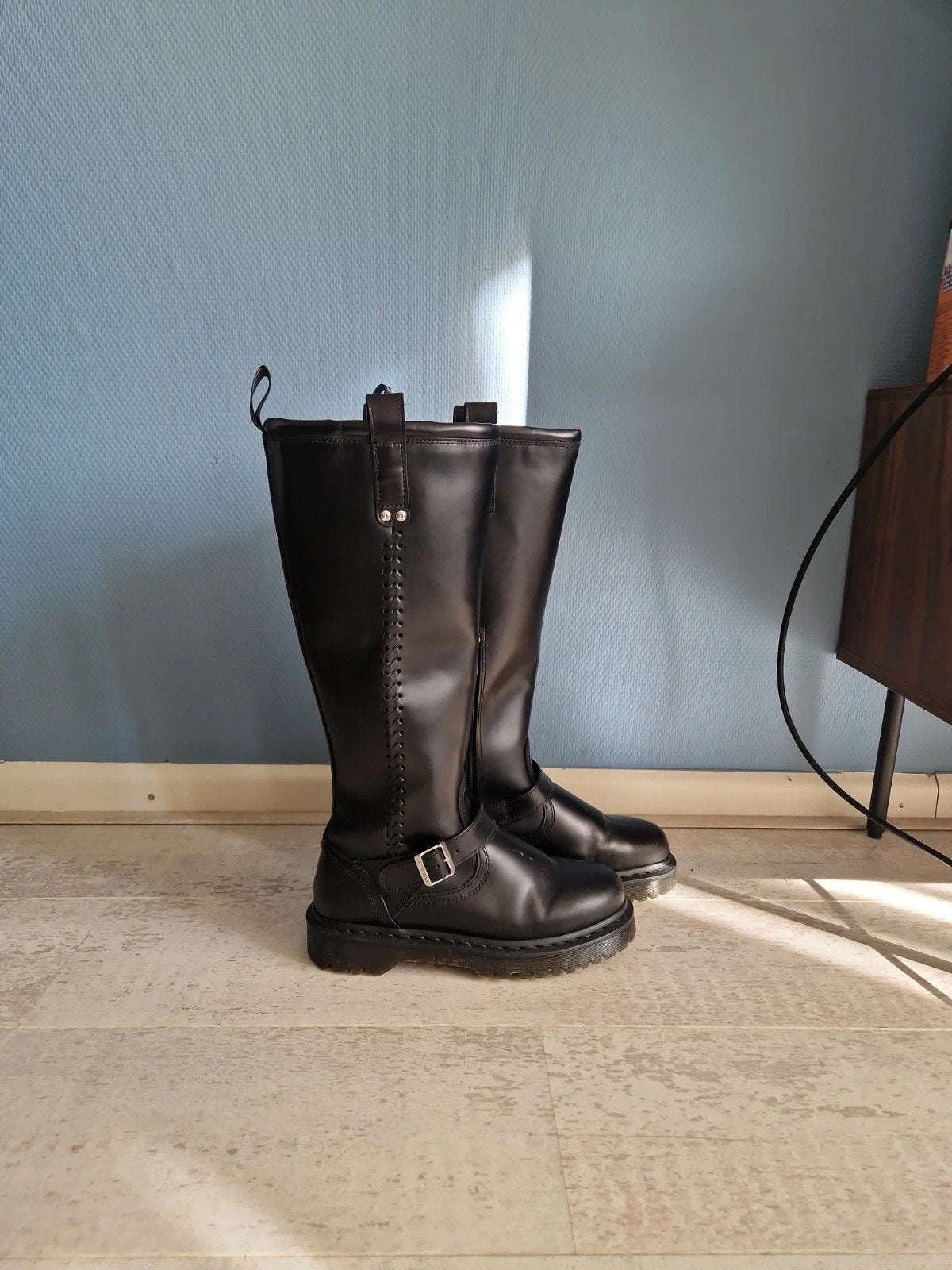 Dr. Martens Anistone boots hoog, Hoge laarzen, Zwart, Ophalen of Verzenden, Dr. Martens