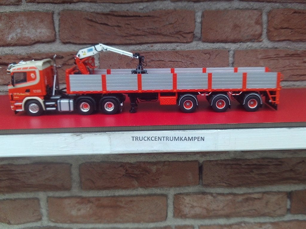 WSI  Scania  R4  Flat  Roof  6 x 2  van  Huskens., Ophalen of Verzenden, Nieuw, Bus of Vrachtwagen, Wsi