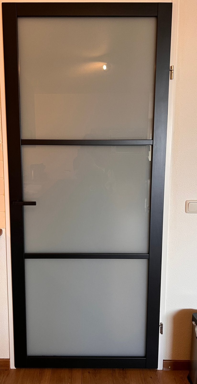 Deur met glas NIEUW in verpakking 2115x880, Ophalen, Binnendeur, Nieuw, 200 tot 215 cm