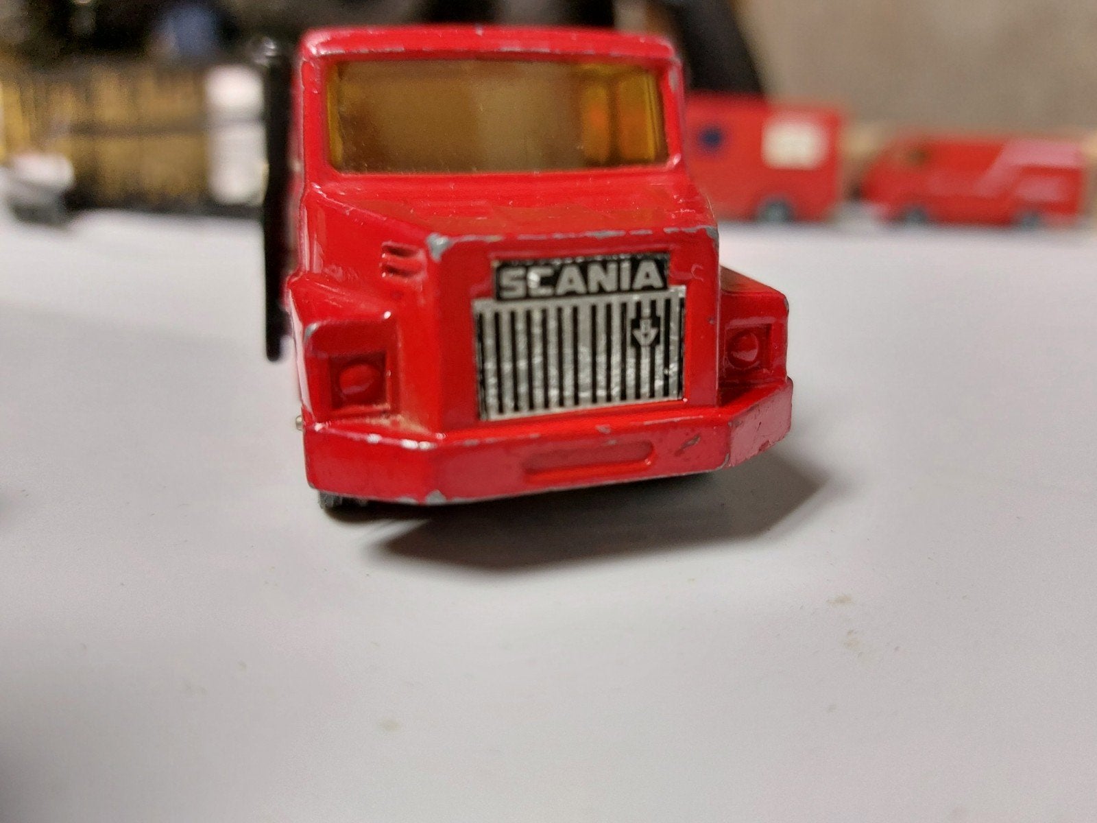 Corgi toys juniors Scania LT145 V8 Vrachtwagen - Vintage Spe, Ophalen of Verzenden, Gebruikt