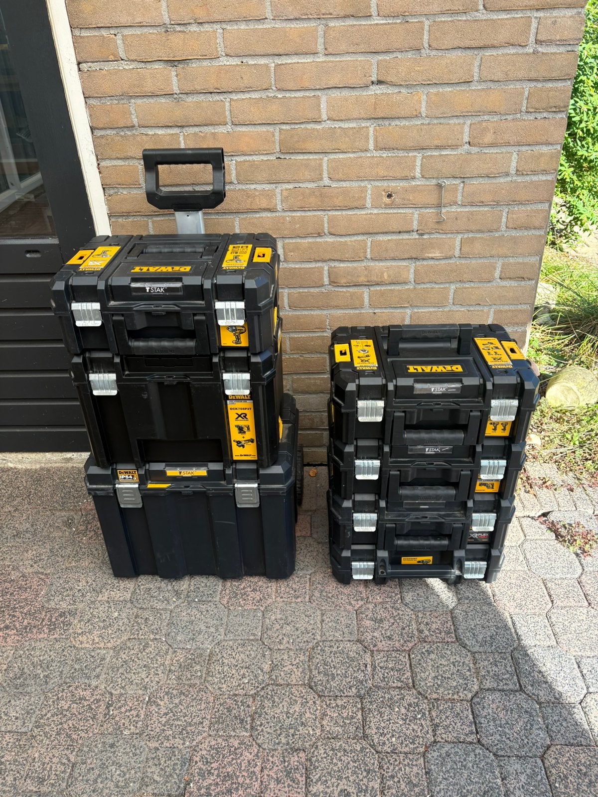 Dewalt tstak koffers, Ophalen, Zo goed als nieuw