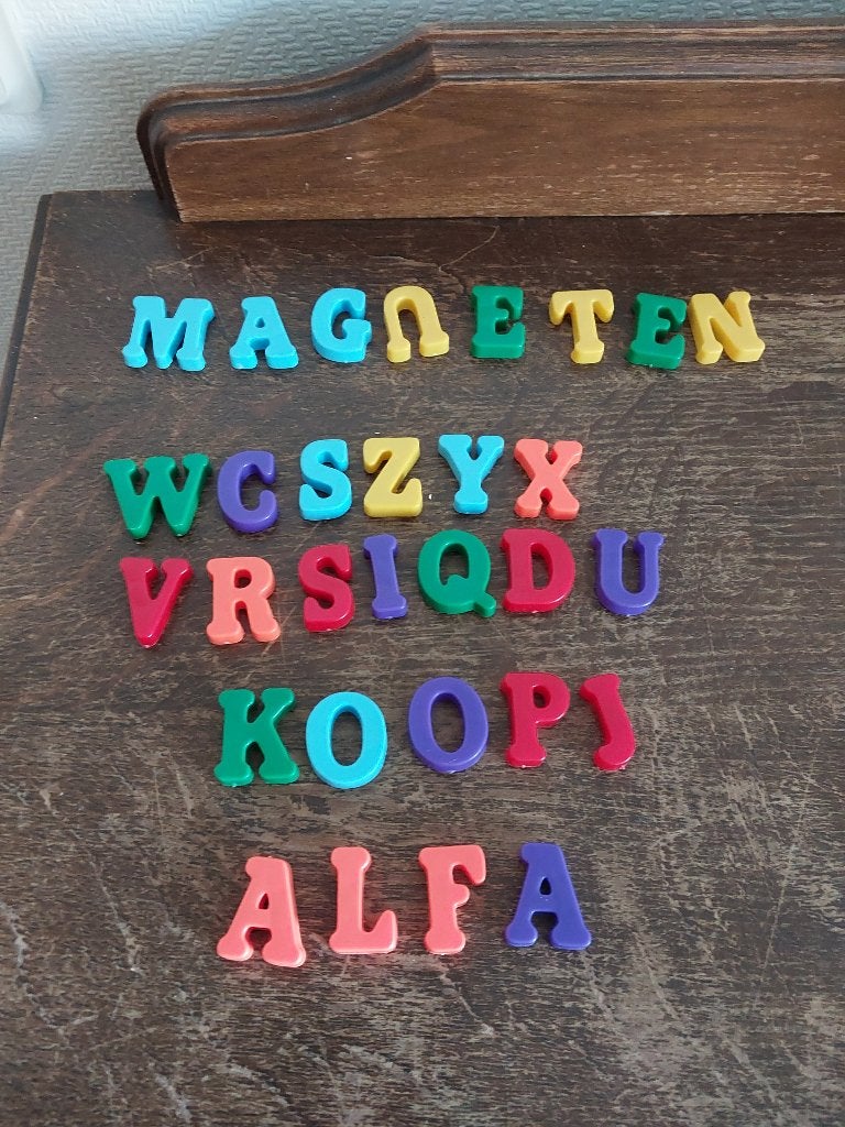 Magneten Hoofdletters, Kinderen en Baby's, Ophalen, Taal en Lezen